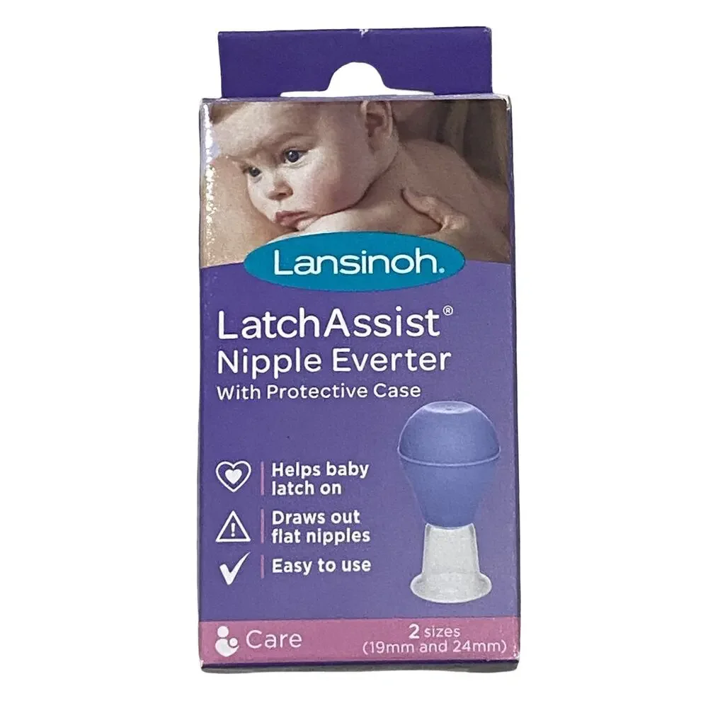 NEW Lansinoh LatchAssist Nipple Everter Set - Unopened Box - 2 Sizes